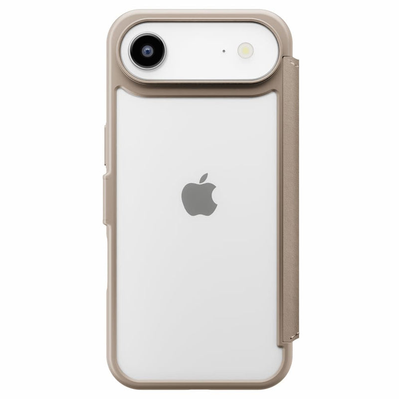 PGA iPhone Air用 ガラスフリップケース ベージュ 80g