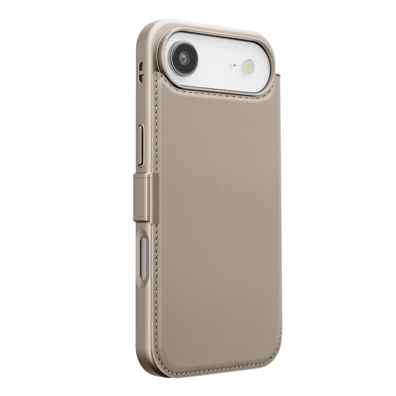 PGA iPhone Air用 バックフリップケース ベージュ 80g