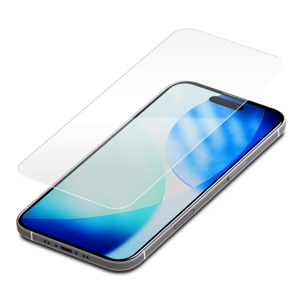 PGA iPhone Air用 液晶全画面保護ガラス 2枚セット 高透明 14g