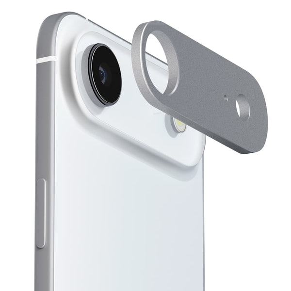 PGA iPhone Air用 カメラレンズフレーム アルミ／シルバー 9g