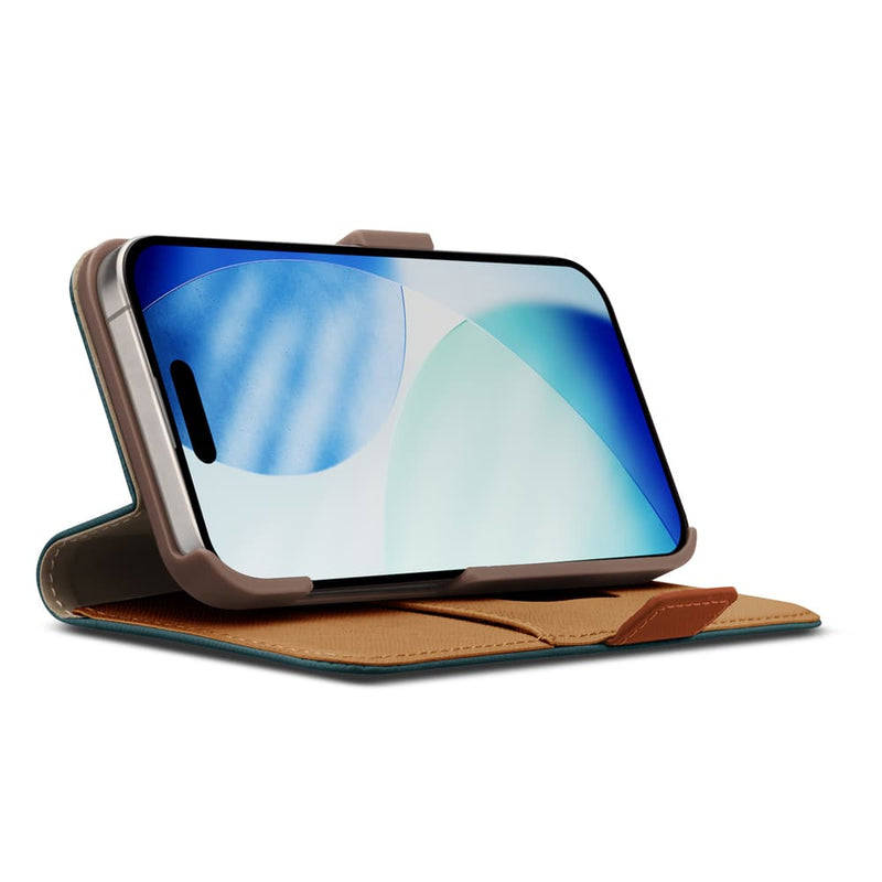 PGA iPhone 17 Pro Max用 フリップカバー ブルー 100g