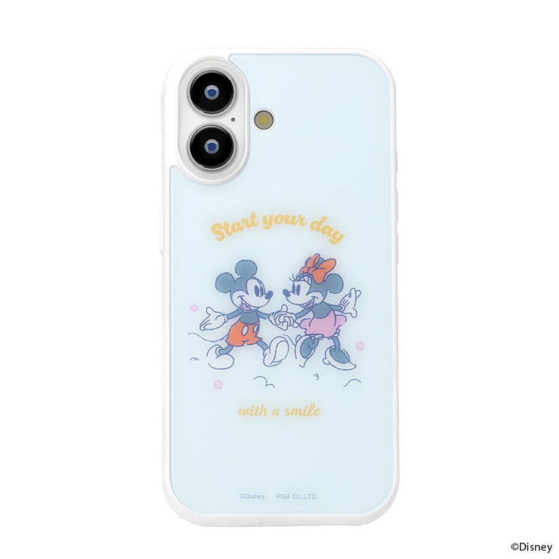 PGA iPhone 17用 MagSafe対応 アクリルパネルケース ミッキー＆ミニー 50g