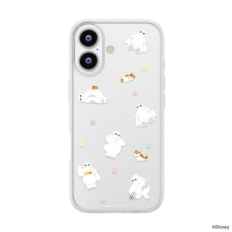 PGA iPhone 17用 ガラススリムケース ベイマックス PG-D25AGT02BAY 30g