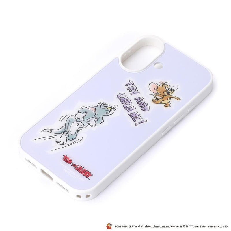PGA iPhone 17用 MagSafe対応 アクリルパネルケース トムとジェリー／パープル 50g