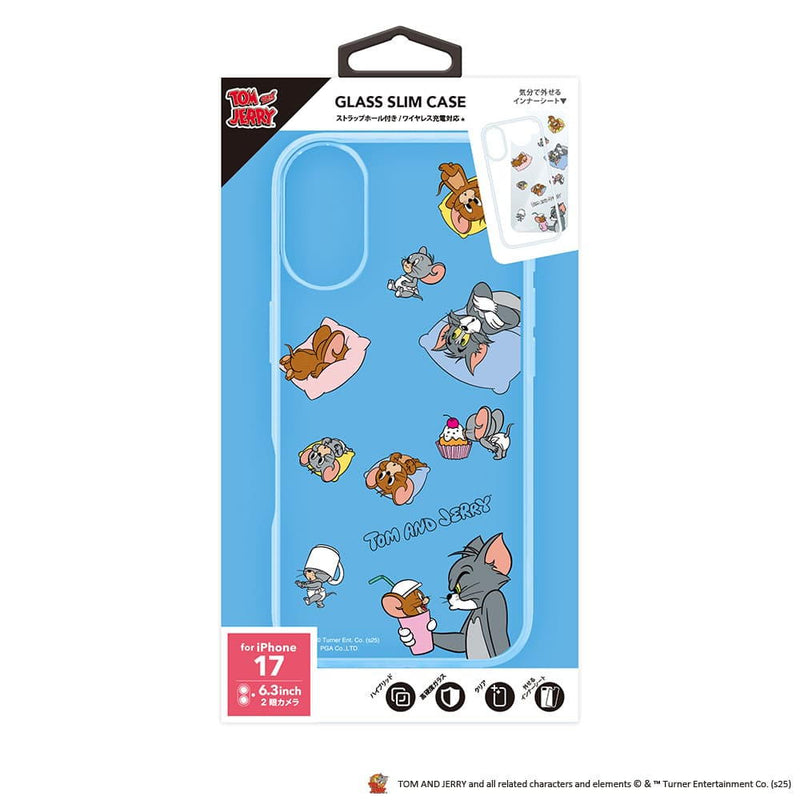 PGA iPhone 17用 ガラススリムケース トムとジェリー PG-W25AGT01TAJ 30g