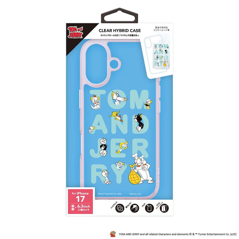 PGA iPhone 17用 ハイブリッドケース トムとジェリー PG-W25APT01TAJ 35g