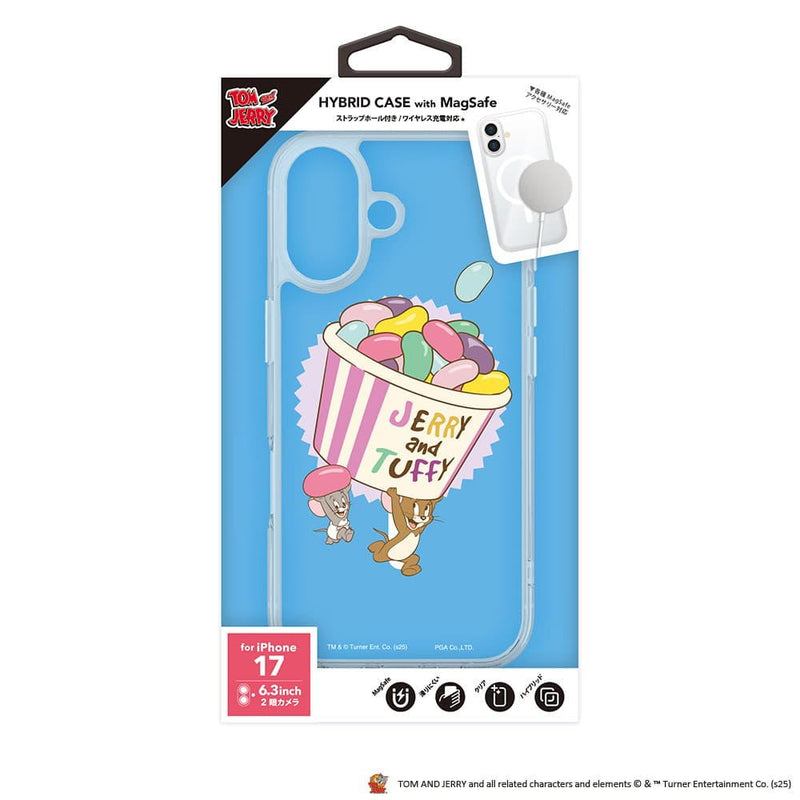 PGA iPhone 17用 MagSafe対応 ハイブリッドケース ジェリーとタフィー 35g
