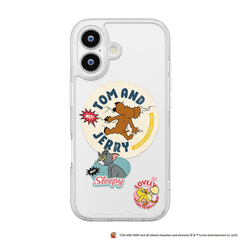 PGA iPhone 17用 MagSafe対応 ハイブリッドケース トムとジェリー 35g