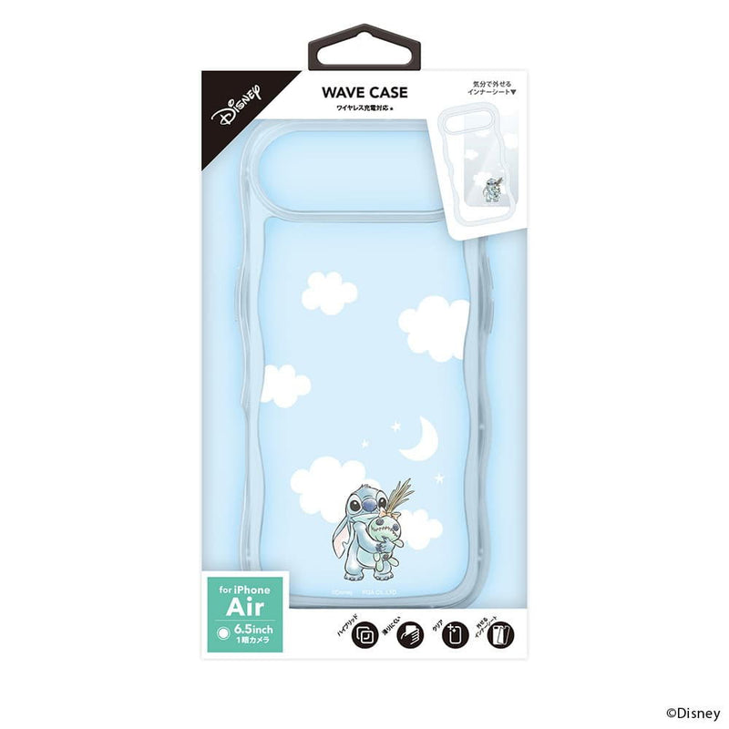 PGA iPhone Air用 ウェーブケース スティッチ PG-D25CWH01STI 30g