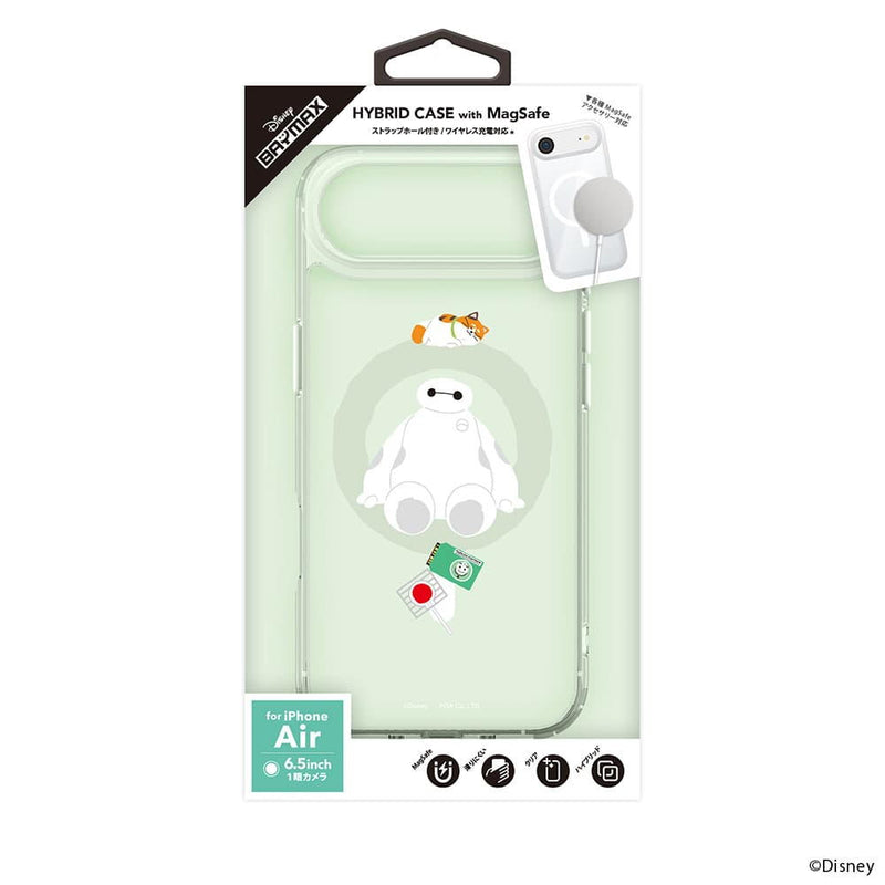 PGA iPhone Air用 MagSafe対応 ハイブリッドケース ベイマックス 30g