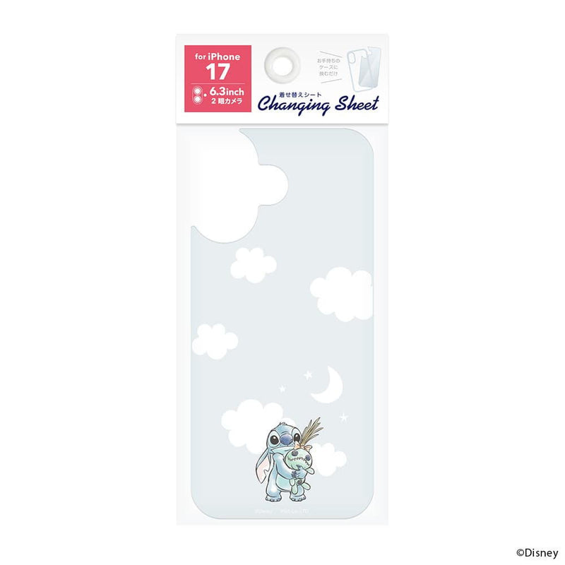 PGA iPhone 17用 着せ替えシート スティッチ／A PG-DSH25A01STI 3g