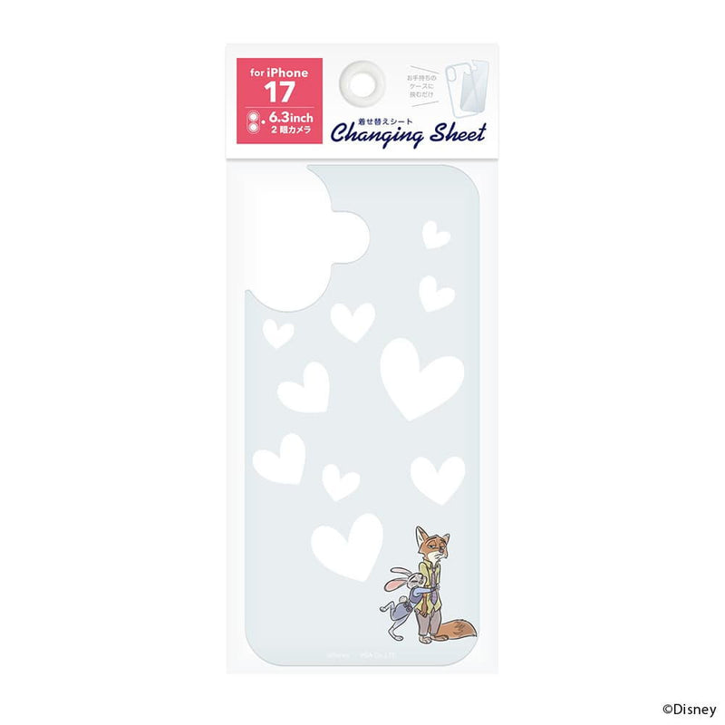 PGA iPhone 17用 着せ替えシート ズートピア／A PG-DSH25A03ZTP 3g