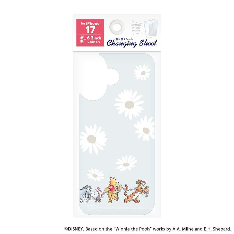 PGA iPhone 17用 着せ替えシート くまのプーさん／A PG-DSH25A04POO 3g