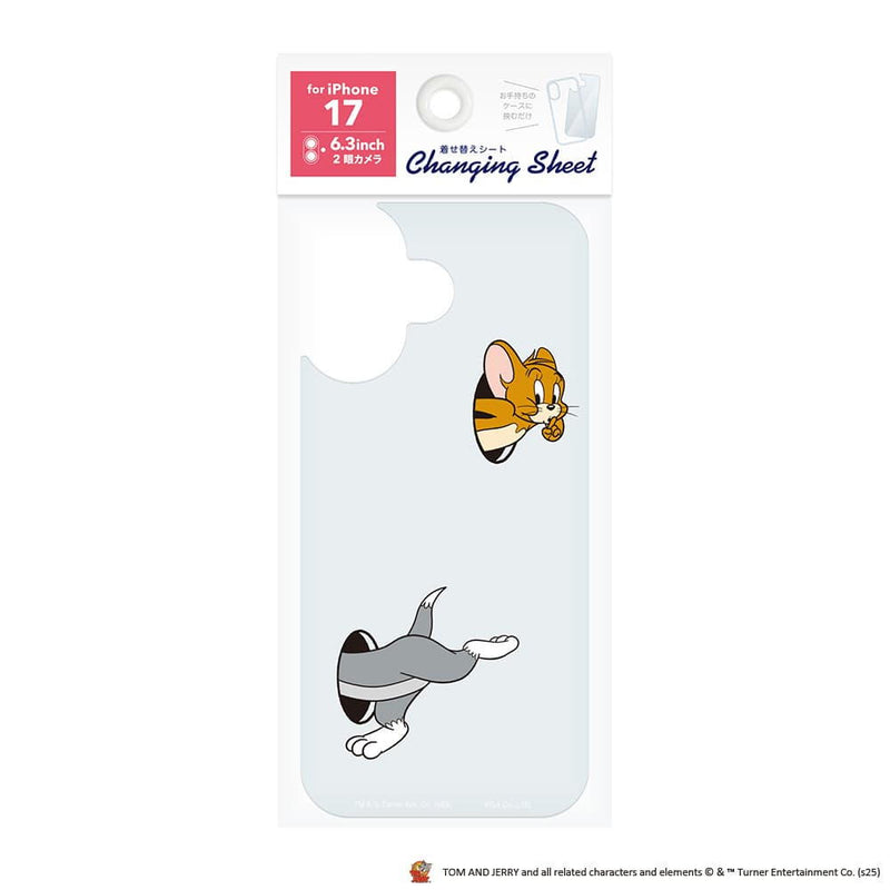PGA iPhone 17用 着せ替えシート トムとジェリー／B PG-WSH25A02TAJ 3g
