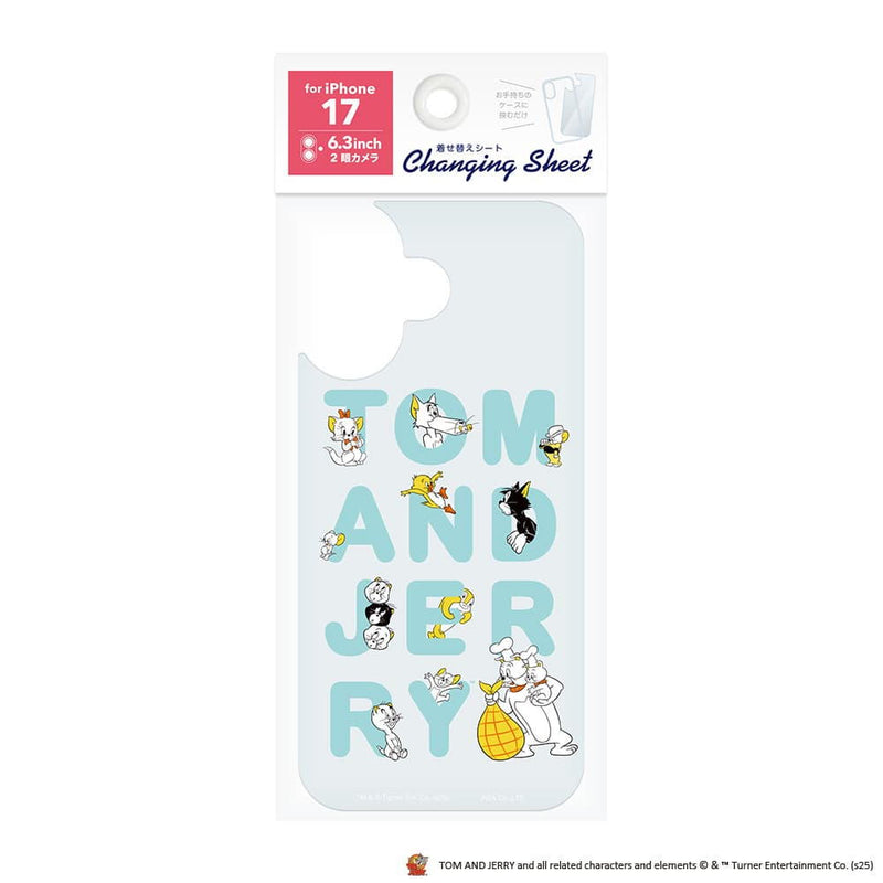 PGA iPhone 17用 着せ替えシート トムとジェリー／E PG-WSH25A05TAJ 3g