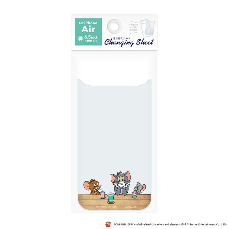 PGA iPhone Air用 着せ替えシート トムとジェリー／A PG-WSH25C01TAJ 3g