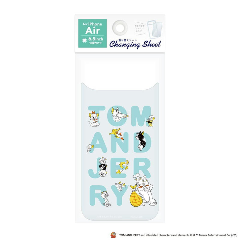 PGA iPhone Air用 着せ替えシート トムとジェリー／E PG-WSH25C05TAJ 3g