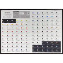 ターレンス レンブラント水彩絵具120色ドットカード 【直送品】 返品・キャンセル・他商品と同時購入は不可