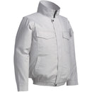 COOLING BLASTノーマル服地 シルバーグレー LL メーカー直送 ▼返品・キャンセル不可【他商品との同時購入不可】