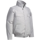 COOLING BLASTノーマル服地 シルバーグレー 3L 【直送品】 返品・キャンセル・他商品と同時購入は不可