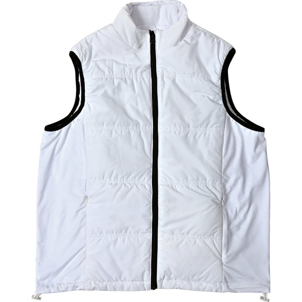 リンクサス 速暖ヒートベストEX 服地 ホワイト M メーカー直送 ▼返品・キャンセル不可【他商品との同時購入不可】