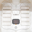 足つぼローラーでスパ気分「おうち秘湯せせらぎ」 S-KFB21W メーカー直送 ▼返品・キャンセル不可【他商品との同時購入不可】