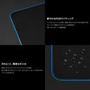 ハブ付きRGBデスクマット MUPDWHHBK メーカー直送 ▼返品・キャンセル不可【他商品との同時購入不可】