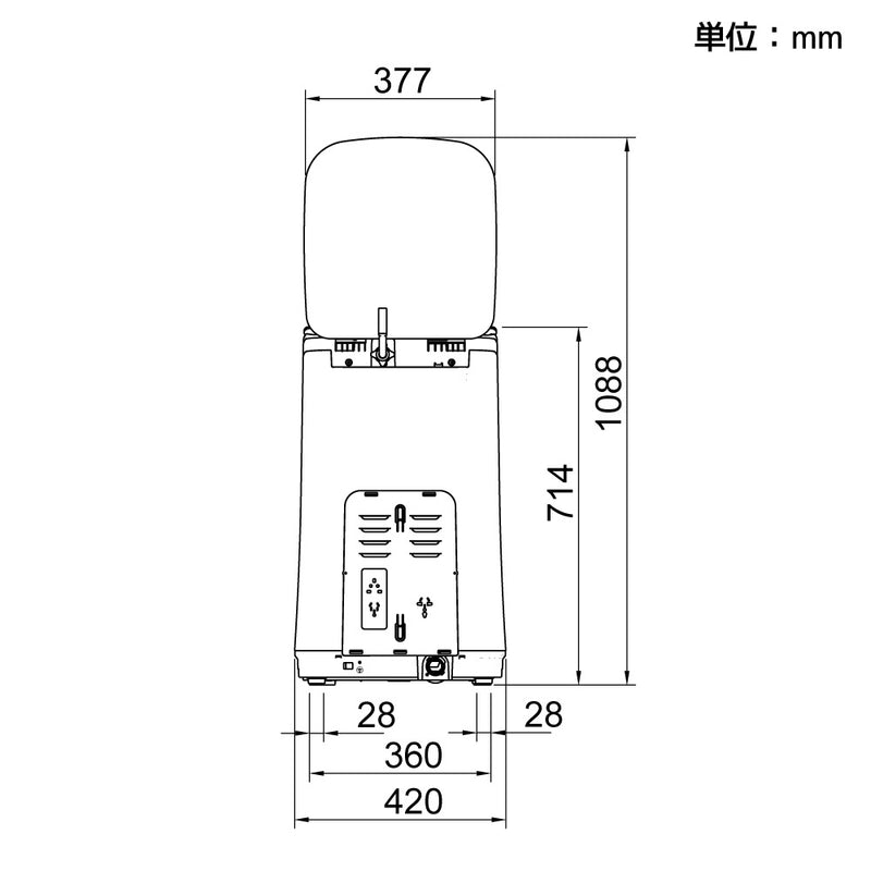 タテ型温水/熱水洗濯機「ニオイウォッシュ」 MHTWSHSWH メーカー直送 ▼返品・キャンセル不可【他商品との同時購入不可】