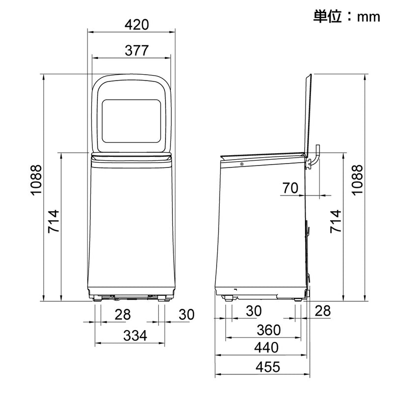 タテ型温水/熱水洗濯機「ニオイウォッシュ」 MHTWSHSWH メーカー直送 ▼返品・キャンセル不可【他商品との同時購入不可】