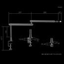 デスクマイクアーム MTCBTFHBK メーカー直送 ▼返品・キャンセル不可【他商品との同時購入不可】