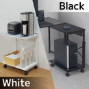 7段階昇降CPUワゴン ブラック PCCATPLBK メーカー直送 ▼返品・キャンセル不可【他商品との同時購入不可】