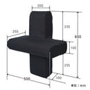 抱きしめて・・・「あごのせクッション」 AGNS24HBK メーカー直送 ▼返品・キャンセル不可【他商品との同時購入不可】