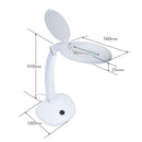 30LEDスタンドルーペ LEST24CWH メーカー直送▼返品・キャンセル不可【他商品との同時購入不可】