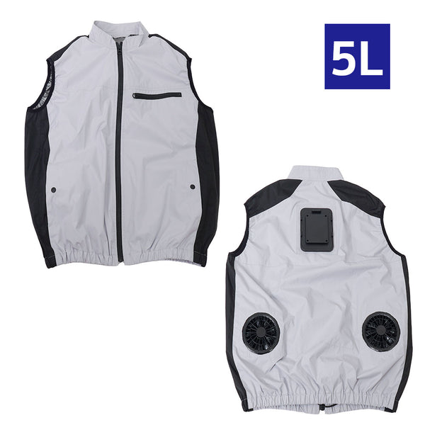圧倒的に冷える 冷蔵服4 5L TKCV25SGY5L メーカー直送 ▼返品・キャンセル不可【他商品との同時購入不可】