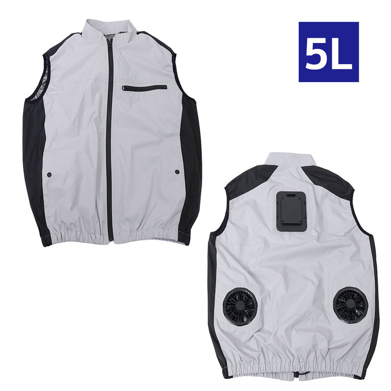 圧倒的に冷える 冷蔵服4 5L TKCV25SGY5L メーカー直送 ▼返品・キャンセル不可【他商品との同時購入不可】
