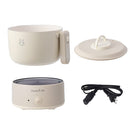 楽々収納電気鍋「コロン」グレージュ KGDR25HJU メーカー直送▼返品・キャンセル不可【他商品との同時購入不可】