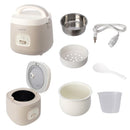 簡単操作炊飯器「ノラノラ」グレージュ KGDF25HJU メーカー直送▼返品・キャンセル不可【他商品との同時購入不可】