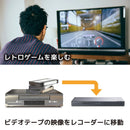 コンポジットをHDMIへ変換するアダプタ ATHA25CWH 【直送品】 返品・キャンセル・他商品と同時購入は不可