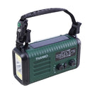 手回し充電対応 AM/ワイドFMラジオ グリーン KSTM25HGR 【直送品】 返品・キャンセル・他商品と同時購入は不可