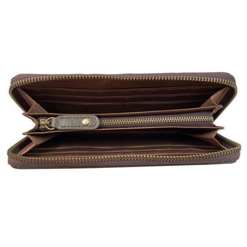 スヌーピーLC フェイスラウンド束入 ブラウン SN0088 メーカー直送 ▼返品・キャンセル不可【他商品との同時購入不可】