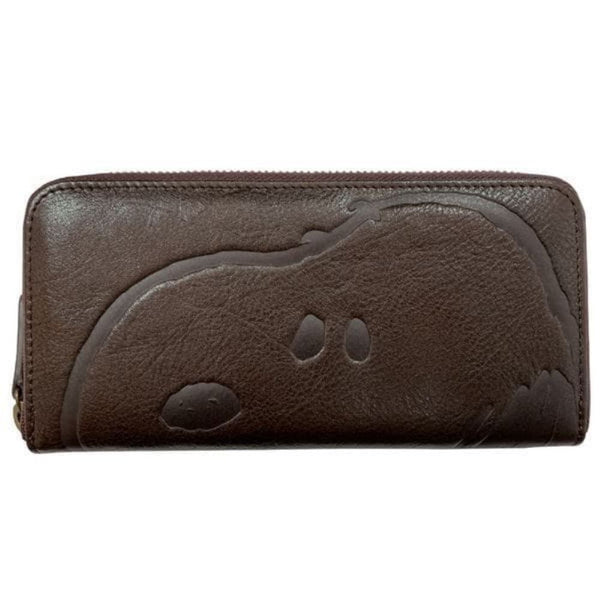 スヌーピーLC フェイスラウンド束入 ブラウン SN0088 メーカー直送 ▼返品・キャンセル不可【他商品との同時購入不可】