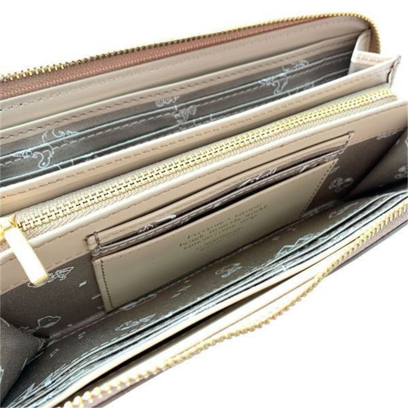 スヌーピーLC クロコ マチ付LF束入 ベージュ SN0106 メーカー直送 ▼返品・キャンセル不可【他商品との同時購入不可】