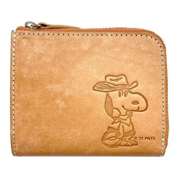 スヌーピーLC カウボーイ L型C札入れ ベージュ SN0117 メーカー直送 ▼返品・キャンセル不可【他商品との同時購入不可】