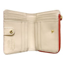 スヌーピーLC クロコ スリム二つ折 コーラル SN0125 メーカー直送 ▼返品・キャンセル不可【他商品との同時購入不可】