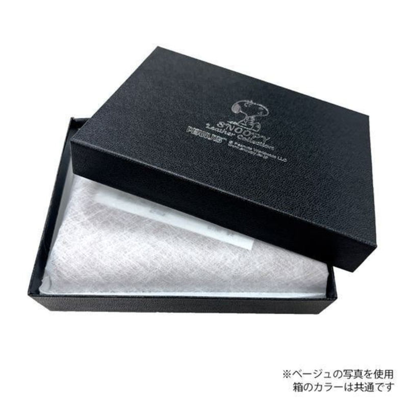 スヌーピーLC クロコ スリム二つ折 コーラル SN0125 メーカー直送 ▼返品・キャンセル不可【他商品との同時購入不可】