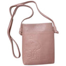 スヌーピーLC  スマホポシェット 牛革 PK SN0140 メーカー直送 ▼返品・キャンセル不可【他商品との同時購入不可】