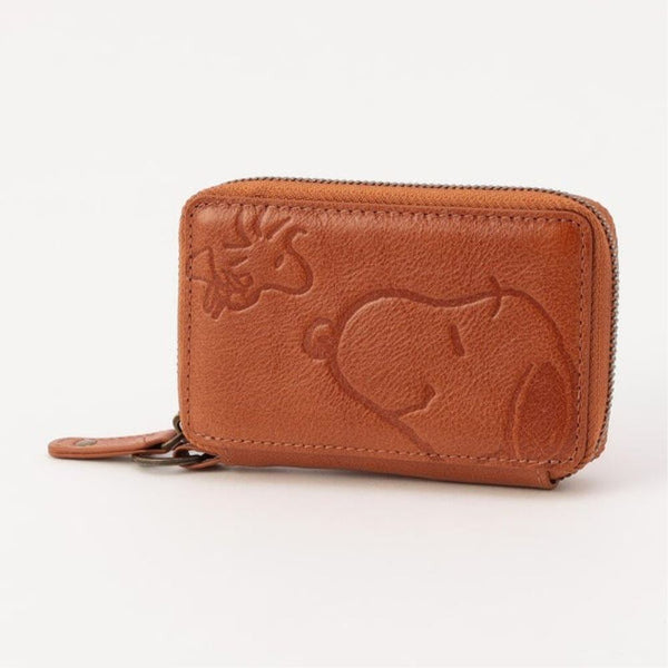 スヌーピーLC スマイル スマートキーケース 牛革 SN0146 メーカー直送 ▼返品・キャンセル不可【他商品との同時購入不可】