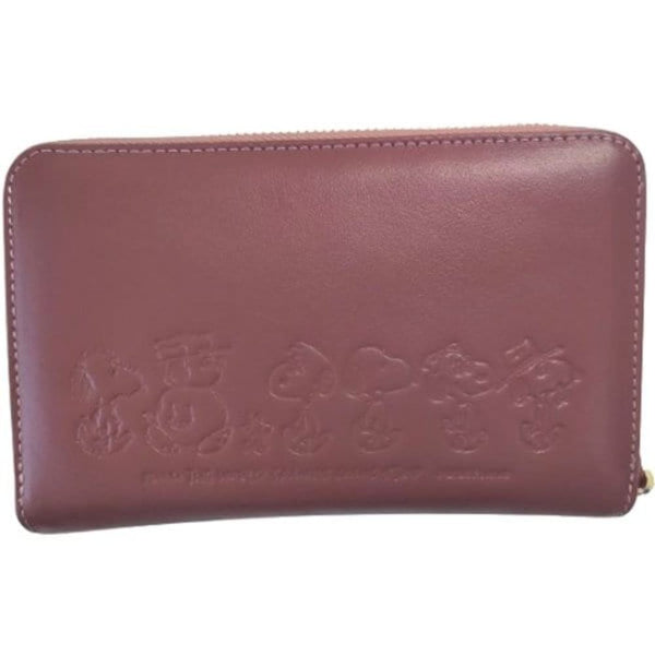 スヌーピーLC  財布機能付スマホショルダー 牛革 SN0156 メーカー直送 ▼返品・キャンセル不可【他商品との同時購入不可】