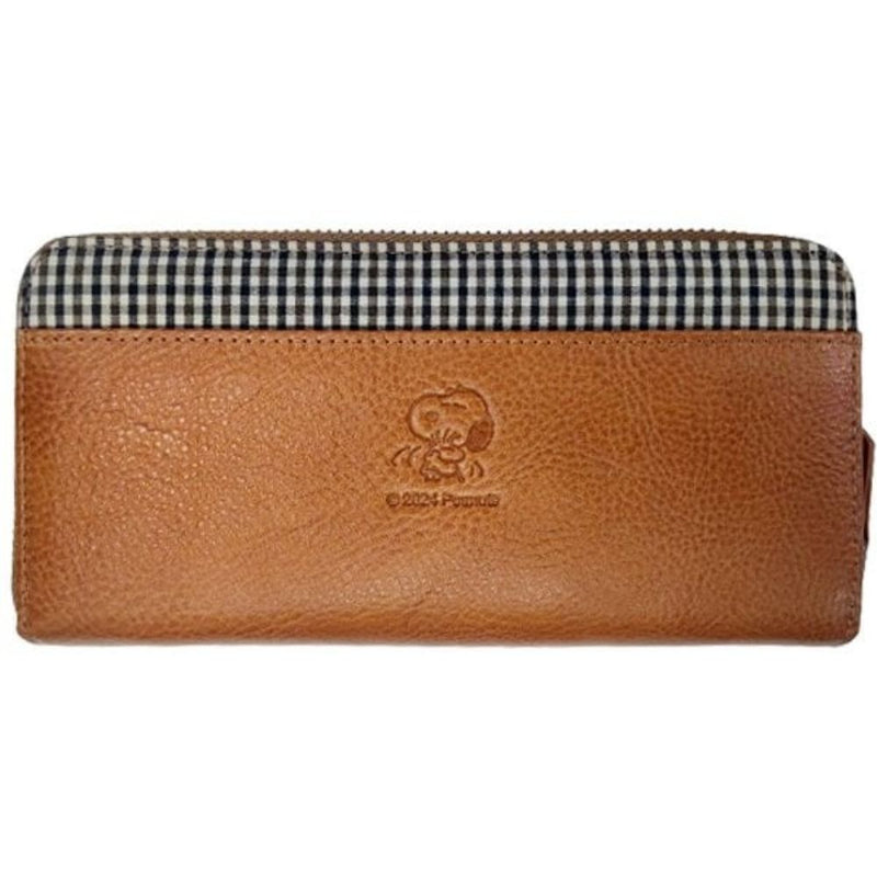 スヌーピーLC チェックシリーズ 長財布 牛革 SN0161 メーカー直送 ▼返品・キャンセル不可【他商品との同時購入不可】