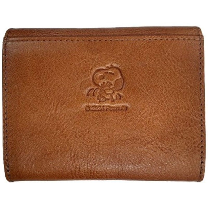 スヌーピーLC チェック 二つ折財布 牛革 CA SN0162 メーカー直送 ▼返品・キャンセル不可【他商品との同時購入不可】